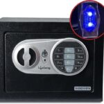 Lifelong 8.6 Litres Home Safe 0.3 Cubic Feet With Led Safe Locker(Digital, Key Lock, Keypad)