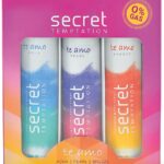 Secret Temptation Te Amo Combo (120 Ml X 3) Body Spray  –  For Women(360 Ml, Pack Of 3)