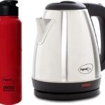 Pigeon 14913 Electric Kettle With Bottle(1.5 L, Silver)