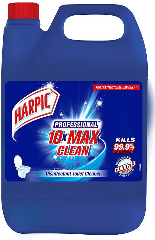 Harpic Disinfectant Toilet Cleaner Liquid, Original – 5 L (Pack Of 1) | Toilet Cleaner Original Liquid Toilet Cleaner(5 L)