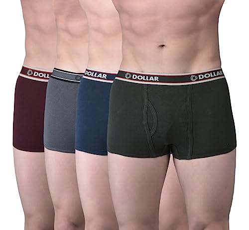 Dollar Bigboss Men’S Assorted Pack Of 4 Trunk (8905474828452_Mbtr-01-Minitrnk-Po4-Co1-S)