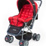 Luvlap Starshine Stroller/Pram, Easy Fold For Newborn Baby/Kids, 0-3 Years, Stroller(3, Red)