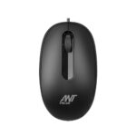 Ant Value Om120 Wired Optical Mouse, 1000 Dpi, 3Ft Cable, Easy And Accurate Scroll Button, Optical Sensor Computer Mouse, Left And Right-Hand Use For Laptop, Pc, Mac Notebook And Linux-Matte Black