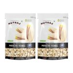 Nutraj California Pistachios (Pista) Inshell 500G (250G X 2) Pouch Roasted & Salted | Dry Fruits Grocery