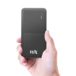 Flix(Beetel) Powerxtreme 10,000Mah Slim Power Bank, Usb C/Micro Usb Input, Dual Usb A Output, Compatible With Iphone 14 13 12 11 Samsung S22 S23 S21 Google Pixel 7 Oneplus (Black-P10)