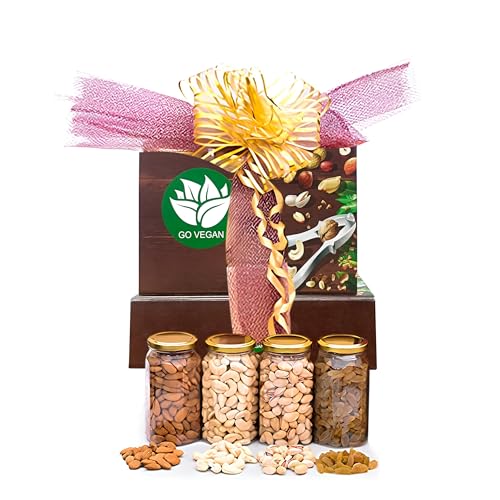 Go Vegan 100% Natural And Premium Mix Dry Fruit Combo Pack – Almond, Cashew, Raisin, Pista Diwali Gift Combo Pack (100 Gram, Almond, Cashew, Raisin, Pista Diwali Pack)