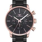 Ferro Aversa Analog Black Dial Men’S Watch-Fm1774A-R