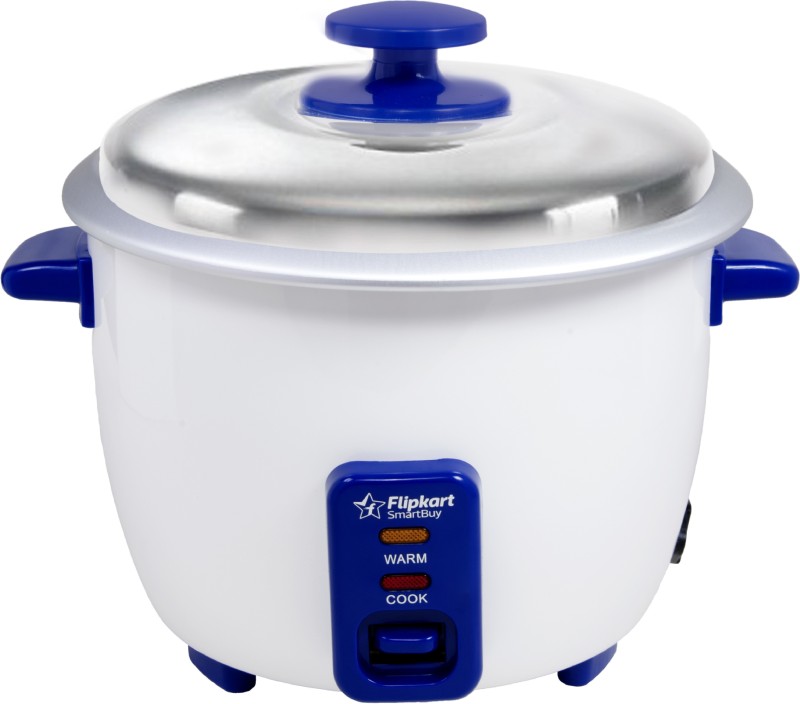 Flipkart Smartbuy Classic Electric Rice Cooker(1 L, Navy Blue, White)