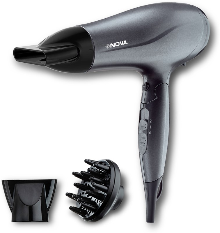 Nova Nhp 8218 Professional Hair Dryer(1800 W, Grey)