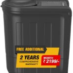 Whirlpool 7.0 Kg 5 Star Ace Supreme Semi-Automatic Top Loading Washing Machine (Ace Supreme Ryl Srs 7.0 Grey Dazzle (5Yr), 4 Year Comprehensive Warranty, 1400 Rpm Motor, 5 Year Motor Warranty)