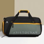 Aristocrat Power 52Cm Cabin Size 23L Black Duffle Bag Duffel Without Wheels