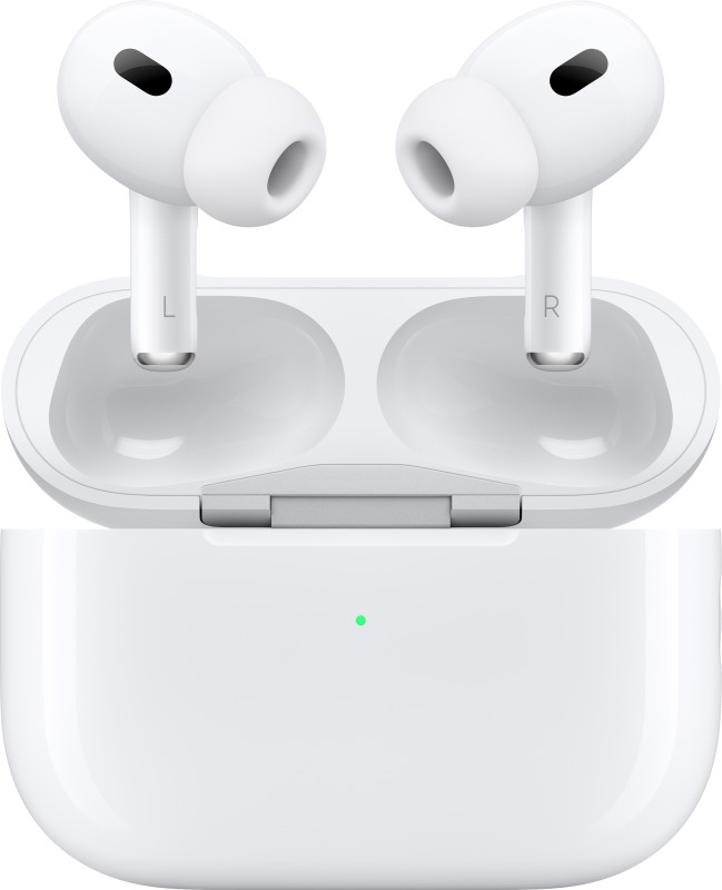 Apple Airpods Pro (2Nd Generation) With Magsafe Case (Usb-C) Bluetooth(White, True Wireless)