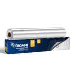 Origami Silver Aluminium Foil For Food Packing 25M With 11 Micron Thickness | Keeps Food Warm And Hygienic | Ideal For Storing, Packing, Wrapping, And Serving