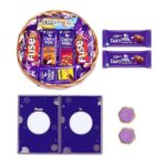 Cadbury Diwali Treats Chocolate & Biscuit Gift Basket With Diya And Greeting Card, 340 G