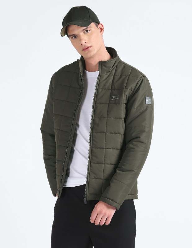 Flying Machine Full Sleeve Solid Men Jacket