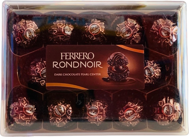 Ferrero Rocher Rondnoir Dark Chocolate Pearl Center Truffles 14Pcs 138G Truffles(138 G)