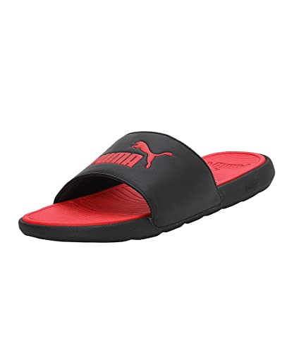 Puma Unisex-Adult Cool Cat 2.0 Black-Red-Red Slide – 9Uk (38911006)