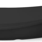 Milton Melamine Serving Bowl Cruise Bowl 12″(Pack Of 1, Black)