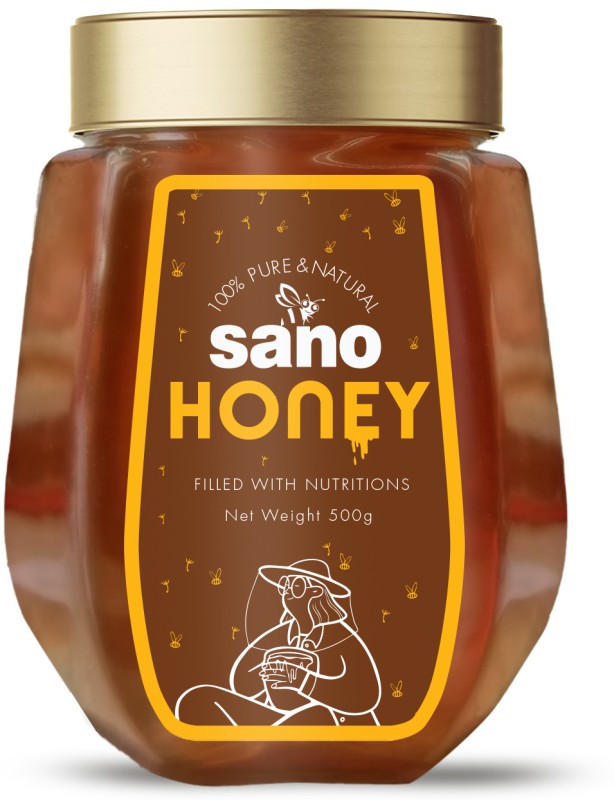 Sano Pure Natural Honey 100% Organic(500 G)