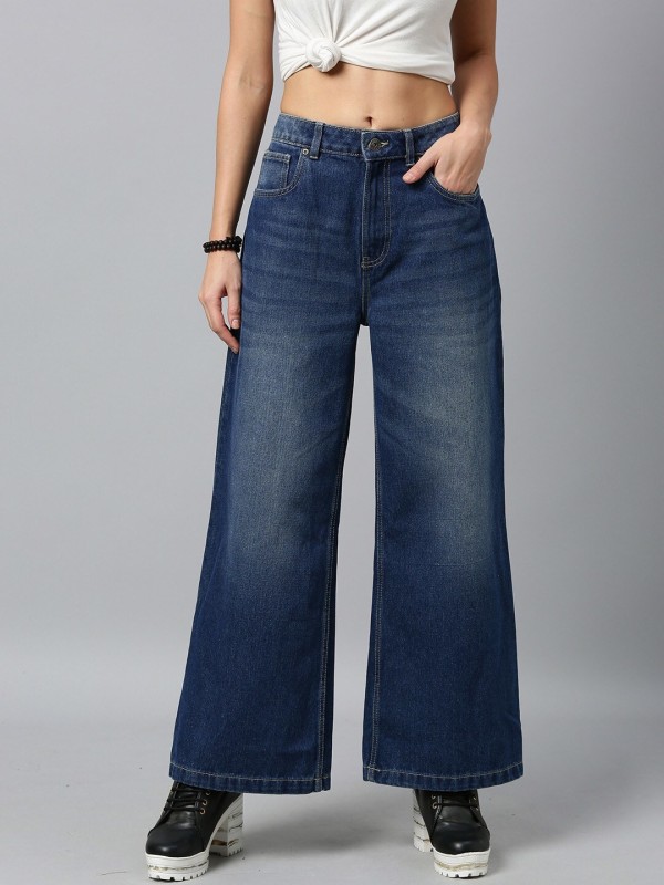 Roadster Flared Women Blue Jeans