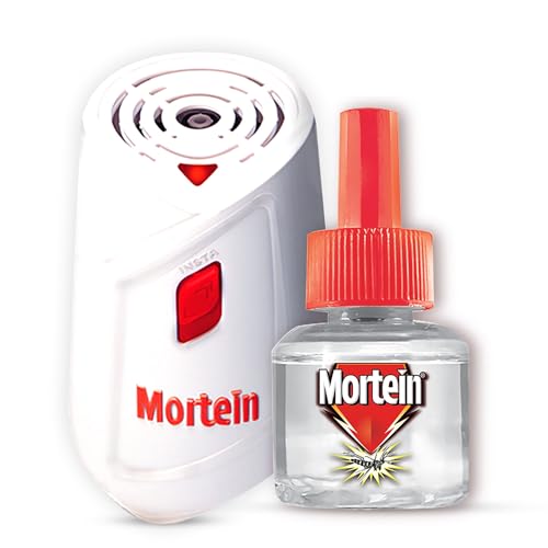 Mortein 45 Ml Refill + Machine, Fits All Machines | Smartplus Mosquito Killer Combo | 100% Protection From Dengue Mosquitoes | Insect & Mosquito Repellent (1 Machine+1 Refill)