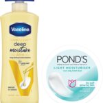 Vaseline + Ponds Deep Moisture Serum In Lotion + Light Moisturiser(800 Ml)