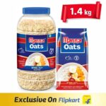 Manna (1Kg X 1 Jar And 0.4Kg X 1 Pouch)|Steel Cut Rolled Oats Plastic Bottle(2 X 0.7 Kg)