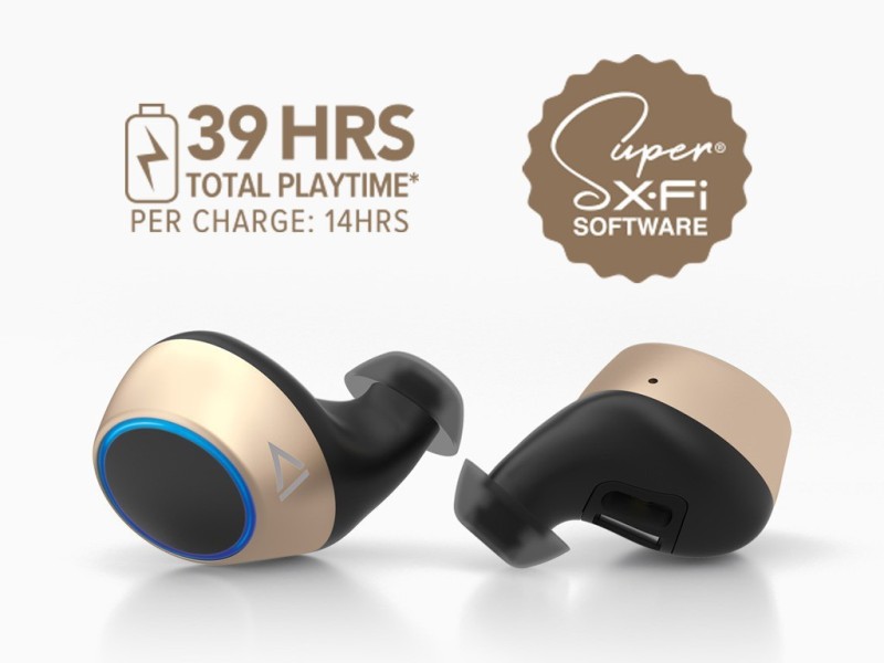 Creative Outlier Gold True Wireless Bluetooth(Gold, True Wireless)