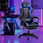 Savya Home Snipe Gaming Chair With Adjustable Headrest & Lumbar Support,135° Recliner Chair| Stretchable Armrest With Footrest,Computer Chair, Apex Crusader Gaming Chair Series – Plastic