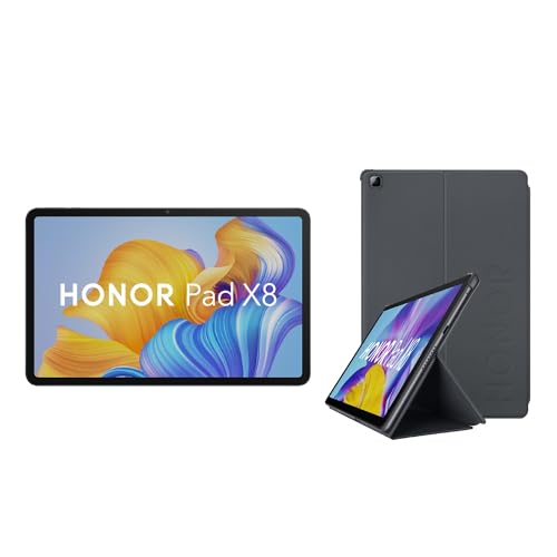 Honor Pad X8 With Free Flip-Cover, 25.65Cm (10.1 Inch) Fhd Display, 4Gb Ram 64Gb Rom, Mediatek Mt8786, Android 12, Tuv Rheinland Certified Eye Protection, Up To 14 Hours Battery Wifi Tablet, Blue Hour