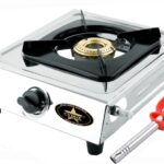 Cybox Heavy 304-Grade Sainless Steel Body Single Gas Stove Stainless Steel Manual Gas Stove(1 Burners)