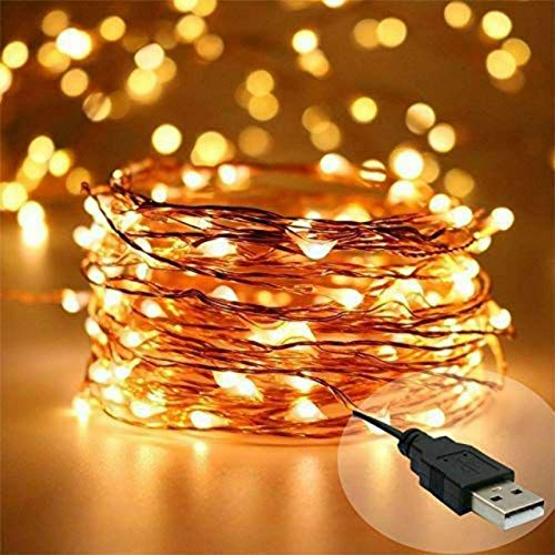 One94Store 5 Meter Usb Fairy Lights 50 Led For Indoor And Outdoor Decoration