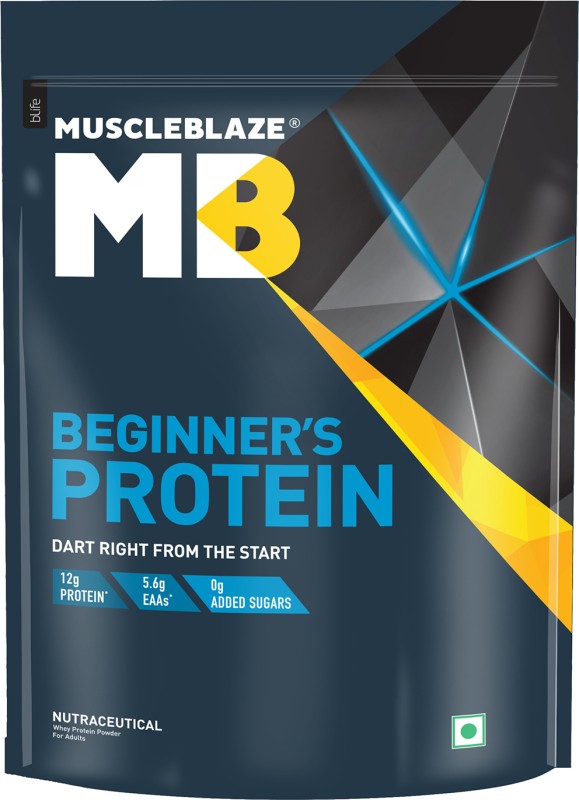 Muscleblaze Beginner’S , No Added Sugar Whey Protein(1 Kg, Cookies And Cream)