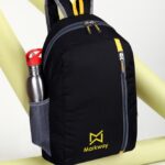 Markway Backpack Daypack Small Bags Backpack Daily Use Library Office Outdoor Backpack 22 L Backpack(Black)