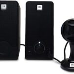 Jbl Commercial With Microphone 2.5 W Laptop/Desktop Speaker(Black, Stereo Channel)