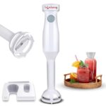 Lifelong Stainless Steel 300 Watts Hand Blender | Low Noise | Anti-Splash (Llhb04, White)