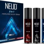 Neud 3-In-1 Perfumed Body Sprays Body Spray  –  For Men(360 Ml, Pack Of 3)