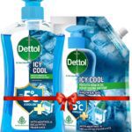 Dettol Icy Cool Shower Gel 500Ml Pump With 450Ml Refill(2 X 475 Ml)