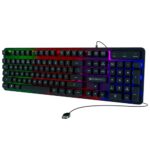 Zebronics Transformer K1 Premium Gaming Keyboard With 104 Keys, 1.7M Cable, Laser Keycaps, Multi Color Led Modes, Integrated Multimedia Keys, All Keys Enable/Disable Function