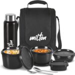 Milton Pro Lunch Box With Insulated Fabric Jacket (180,320,450,100,750Ml) 4 Containers Lunch Box(1800 Ml, Thermoware)