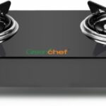 Greenchef Ebony Glass Manual Gas Stove(2 Burners)