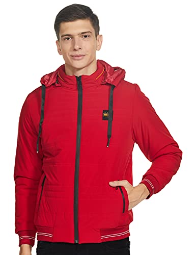 Cazibe Men Jacket (14743Bt_Red_M)