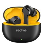 Realme Buds T110 (Rma2306) With Ai Enc For Calls, 38 Hours Of Playback And Deep Bass Bluetooth(Punk Black, True Wireless)