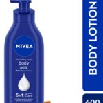 Nivea Body Milk With Almond Oil Moisturizer For Very Dry Skin(600 Ml)