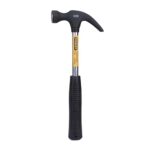 Stanley 51-152 Claw Hammer With Steel Shaft For Masonry, Woodwork, Fittings For Home, Diy, Mechanic, Industrial & Professional Use, Grey & Black