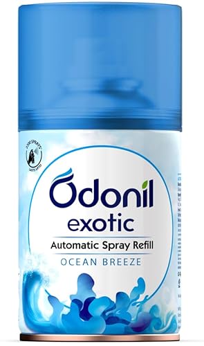 Dabur Odonil Exotic Automatic Spray Refill – 225Ml | Ocean Breeze | 2X Long Lasting | 2200 Sprays Guaranteed | Fits All Machines | Lasts Upto 60 Days