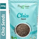 Flavour Veda Raw Chia Seeds For Weight Loss With Omega 3 , & Fiber, Calcium Rich Chia Seeds(200 G)