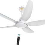 Kuhl Brise E5 5 Star 1320 Mm 5 Blade Ceiling Fan(White | Pack Of 1)