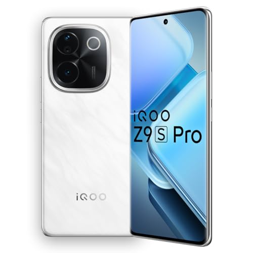 Iqoo Z9S Pro 5G (Luxe Marble, 8Gb Ram, 128Gb Storage) | Snapdragon 7 Gen 3 Processor |120 Hz Curved Amoled Display With 4500 Nits Local Peak Brightness | 5500 Mah Battery | Ai Erase, White