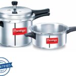 Prestige Popular 5 L, 3 L Outer Lid Pressure Cooker(Aluminium)